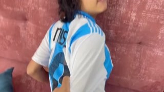 Julianapalvin - I watch the cup final with my stepsister and I end up fucking her and showing who the champion is.