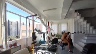 Nick Moreno - Fucking in my Home Gym with a Slut who Enjoys my Cock in her Pussy (FREE PORN)