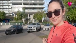 Katrina Van - Girl on Roller Skates Gives Blowjob in Public, Cumface!