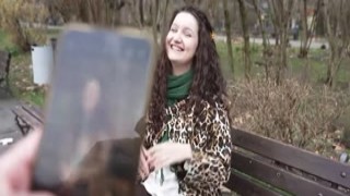 GERMAN SCOUT - Big natural saggy Tits Teen Alisa Horakova with Hairy Pussy at Casting Fuck