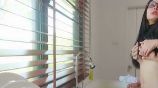 Xreindeers - Asian Glasses Creampied By Her Friends Husband
