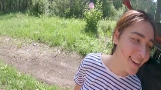 MarLyn Chenel - Sexy Hottie Fucks In The Woods - MarLyn Chenel