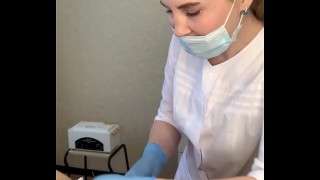 Slim teen with small tits fingerfucks her pussy