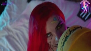 Amber and Lola were two hot-as-fuck sluts in Night City, and they loved to have sex all over the place