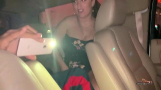 Oriental escort babe Karin Kusunoki is masturbating pussy before rich male