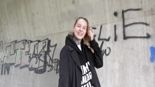 GERMAN SCOUT - Crazy German Tattoo Model Lisa Rocketcock Pickup for Casting Fuck