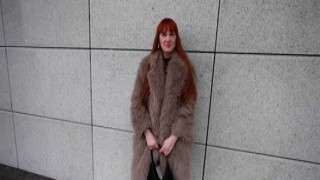 GERMAN SCOUT - Skinny Tall German Redhead Ginger Girl Soley Summer First Time Porn Casting