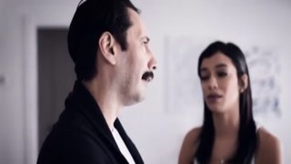 Stepdad fists busty latina stepdaughter