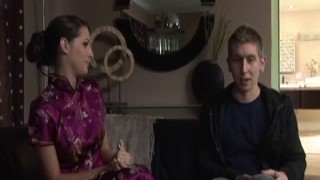 She was so turned on, that the thought of her clients big cock slipping inside her made her wet