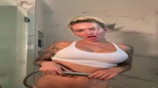 Hot MILF In The Shower Teasing
