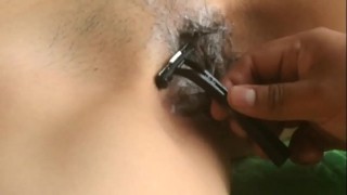 Angelic looking Colette Sabby adventures the dick and gets her body covered with oil