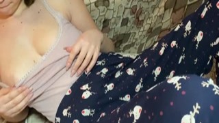 TomaStevi - Trying a new dildo toy and have a moaning orgasm
