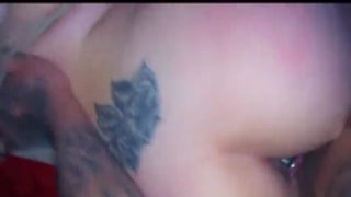 She wriggled her tiny body against his giant black cock, feeling every vein and throb with intense pleasure