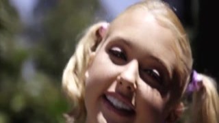 Chloe Couture, the sexy young blonde with a tight ass, was getting her pussy stretched by a massive cock