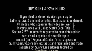 Sunny Lane, the blonde and busty high school cheerleader, couldnt wait to practice her new dance routine in her tight red skirt and white tank top