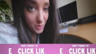 Hungry teen Gia Page blowjob POV reality