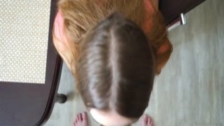 Filthy Step Sis Begs for a Swift Kitchen Cock Pounding