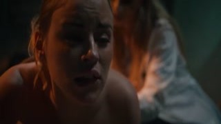 Ashley, the horny 3-titted demon with a huge ass, stood over the nurse, Anna Claire, who was chained to the hospital bed