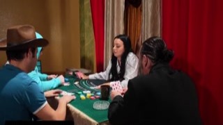 welcome to the freeuse casino - you can fuck this sexy MILF croupier anytime you want - free use big tits slut