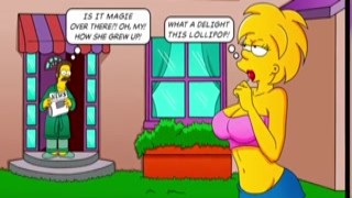 The hot lollipop was slowly sucking on SpongeBobs big dick, her soft lips sliding up and down his shaft as she moaned with pleasure