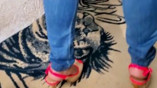 My little spicy chica arrived at my place, already drenched in sweat and panting like a whore