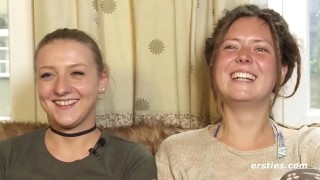 Adorable blonde with pigtails gets her punani licked and fucked