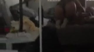 Thick Latina Gives Morning Blowjob