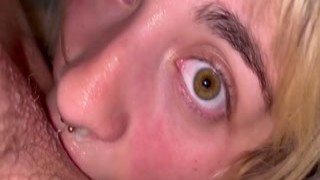 Raxxxbit - Petite blonde girl likes to get face destroyed