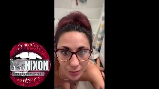 Remarkably sexy bitch gets caught masturbating so she is fucked completely then