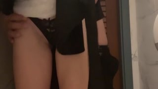 Anastasia Ocean - Blowjob in public restaurants restroom. Casual sex with stranger. Hotwife’s revelation. Ep. 2.