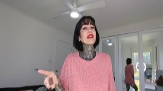 The sexy little minx, Melody Radford, had just bought herself a brand new outfit of sinfully short red and black lingerie