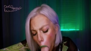 Owl Crystal - OF - Slobbery Blowjob from Green Dragon