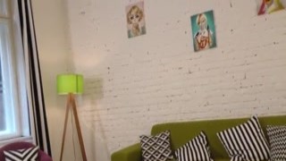 I watched as my slutty wife eagerly swallowed the cock of the young stud I had hired to fuck her senseless