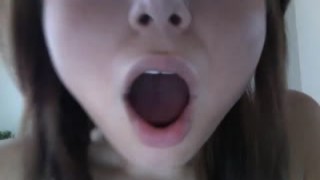 Stunning Teen Virtually Sucks Your Cock On Webcam