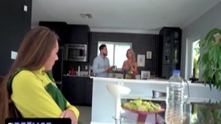 The horny house inspector, with his hard-on bulging in his pants, couldnt wait to get inside the hot house for his inspection