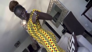 Gorgeous Black Fuck Doll Gagged POV, Used, & Left With A Messy Facial