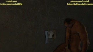 Wonder Womans pussy was soaking wet as she gyrated her hips, fucking the cock of one of the ugly men in front of her