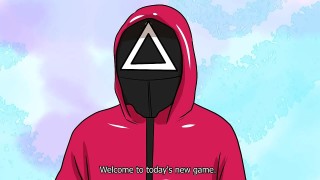 squid game porn - make a masked man cum 