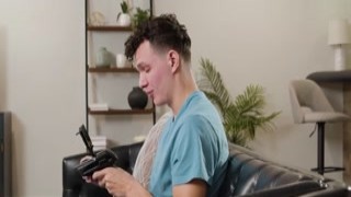 RIchelle Ryan deepthroating stepsons young cock