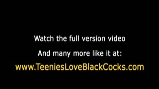 He shoved his huge black cock deep into her tight teen pussy and fucked her hard, feeling the wet warmth of her cunt as he pounded her