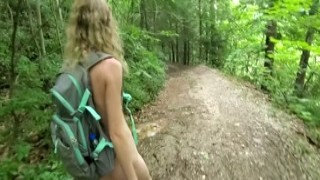 Sarah Evans - Beautiful Slutty Amateur Teen Sarah Evans Hiking Naked On Public Hiking Trails. Visit Her OnlyFans