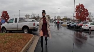 AmWednesday - flashing in a shop