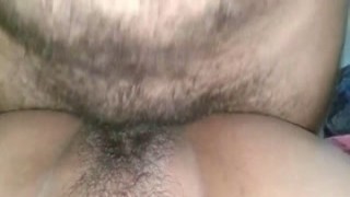 My wife was soaking her sexy body outside in the balcony