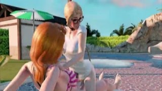 I woke up early that morning, my pussy throbbing with anticipation for the pool party