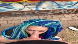 GlaminoGirls Lady Blue Video 2 Fuck In The Park XXX VER