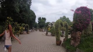 Crocodiles munching and Thai GF cumming