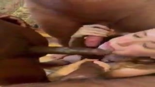 Jackie Hoffs tight cunt was stuffed with three throbbing BBCs as she gagged on each one, her eyes rolling back in ecstasy