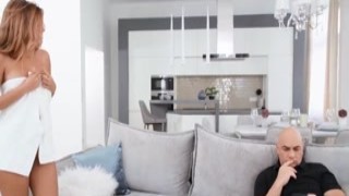 As I stepped into the shower, my massive dick already rock hard and ready to go, I couldnt help but imagine her juicy pussy being stretched and filled to capacity with my fat cock