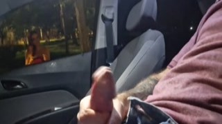 renatasurtada - Risky masturbation for a redhead who was at the bus stop.