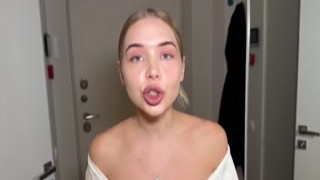 Angry Neighbor Knocks Over Noise, Gets Her Cunt Fucked Raw